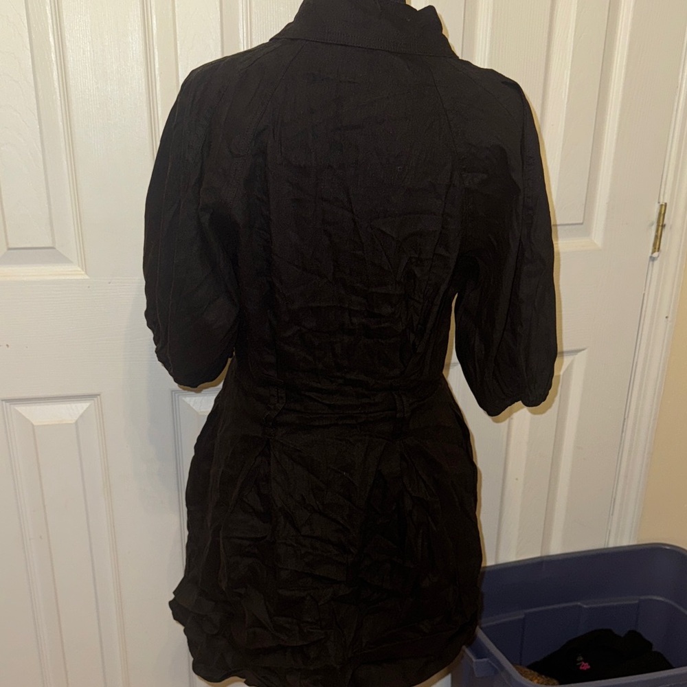 Chic Black Long Sleeve Dress - Picture 11 of 13